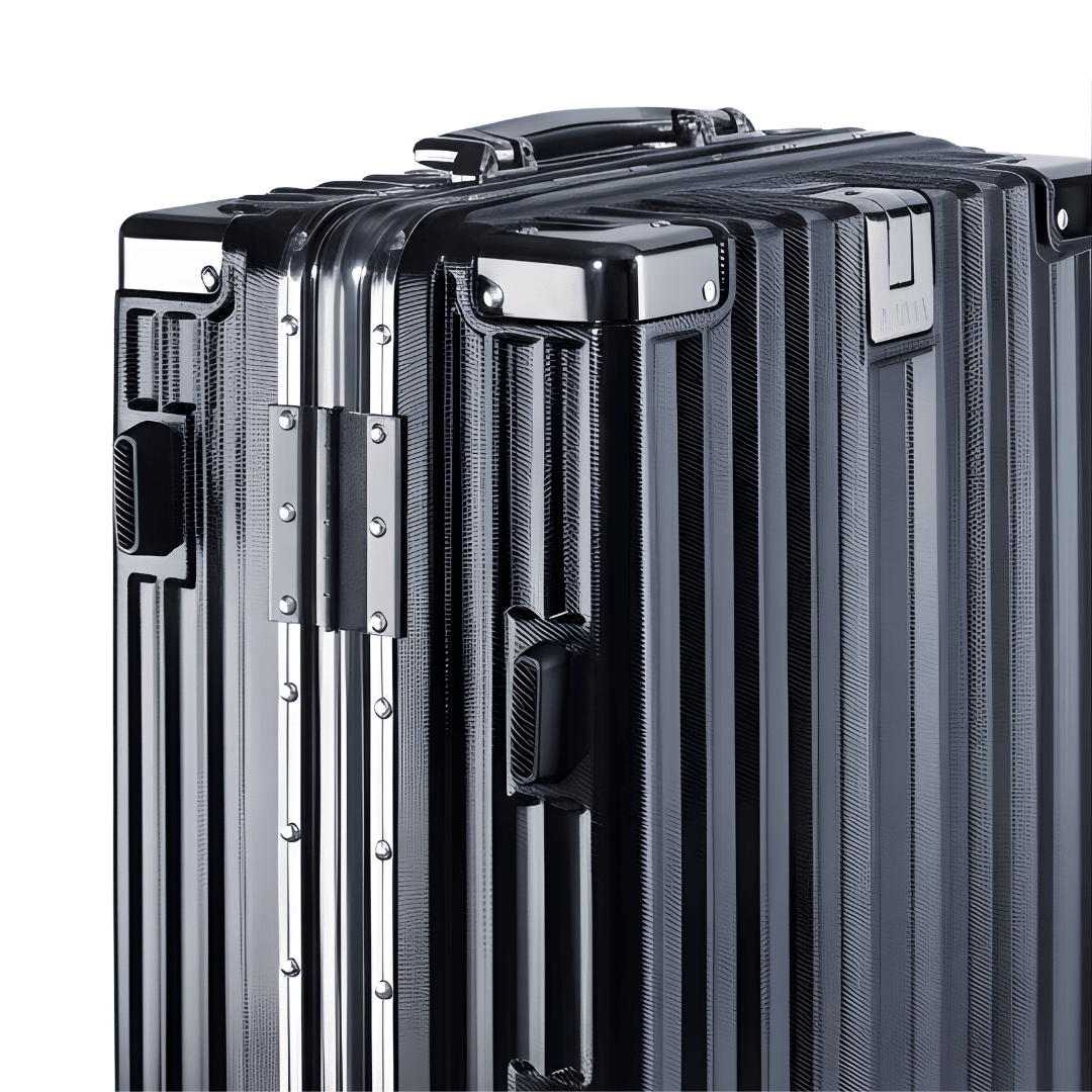 VALIJA LUXOR BLACK / GUNMETAL CABINA 20" ABS+PC-4013G TSA AU-MAX