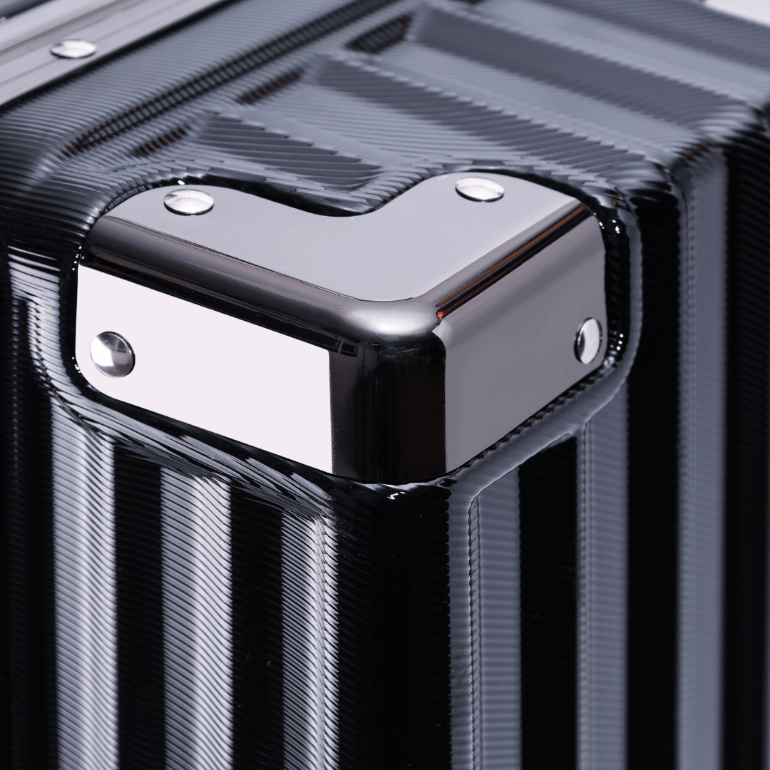 VALIJA LUXOR BLACK / GUNMETAL CABINA 20" ABS+PC-4013G TSA AU-MAX