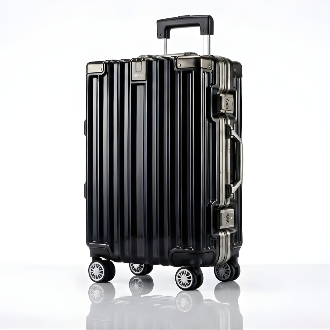 VALIJA LUXOR BLACK / GUNMETAL CABINA 20" ABS+PC-4013G TSA AU-MAX