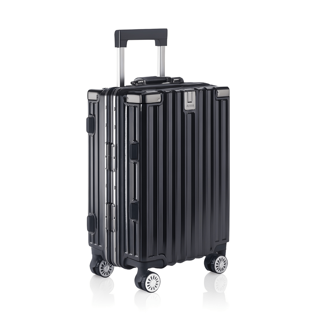 VALIJA LUXOR BLACK / GUNMETAL CABINA 20" ABS+PC-4013G TSA AU-MAX