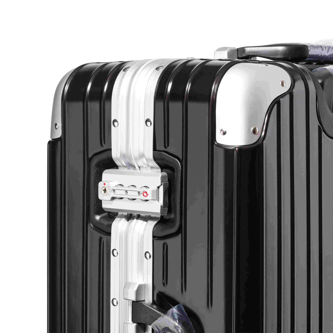 VALIJA MAGNA BLACK MEDIANA 24" ABS+PC-4009G TSA AU-MAX
