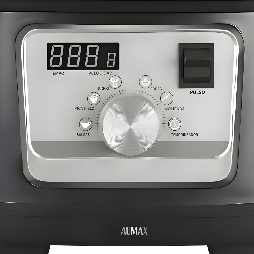 Licuadora Profesional TITANIO BLACK INSONORIZADA 1600 WATTS AU-MAX