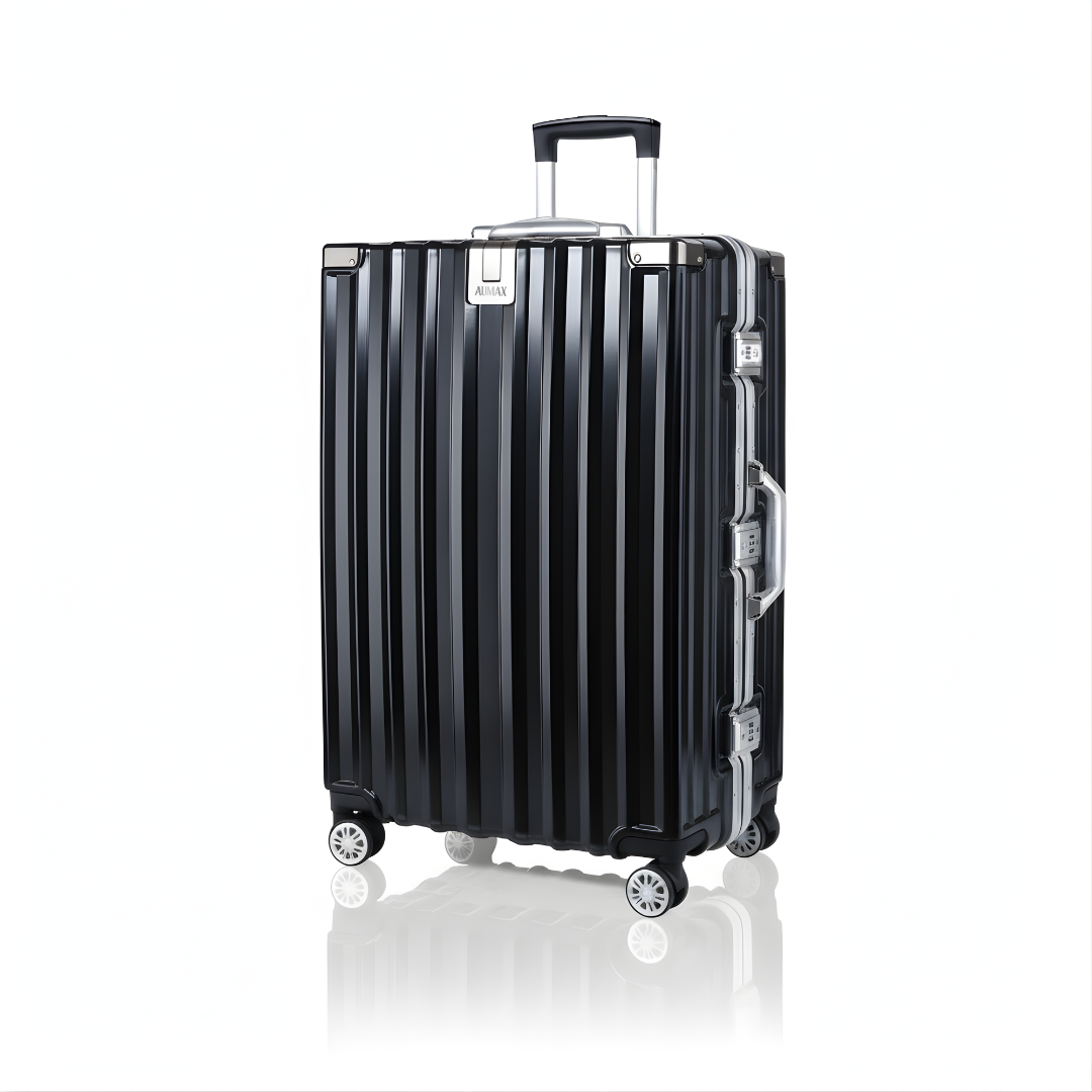 VALIJA LUXOR BLACK / SILVER GRANDE 28" ABS+PC-4013G TSA AU-MAX