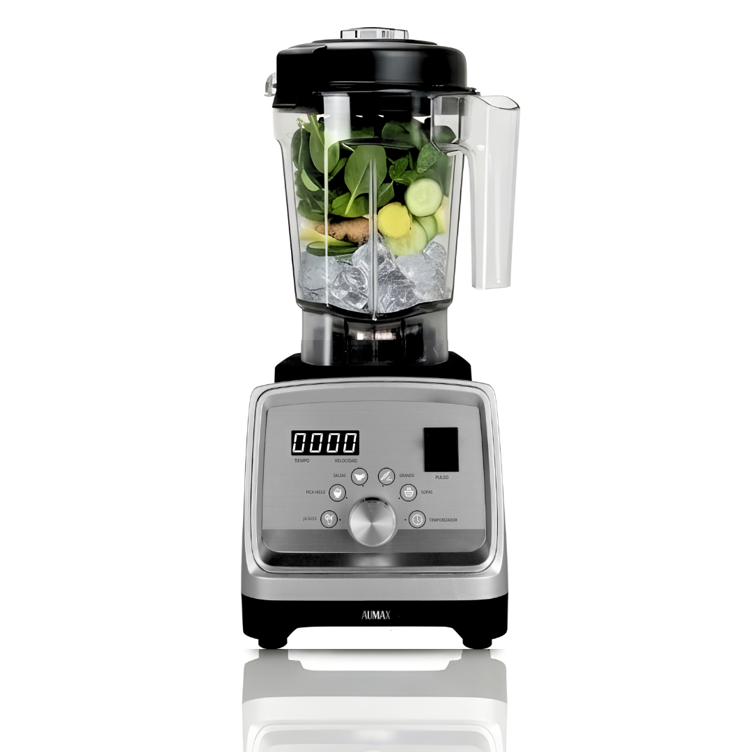 Licuadora Profesional AU-MAX FORZA GRIS PLATA HS-228C 1600 WATTS