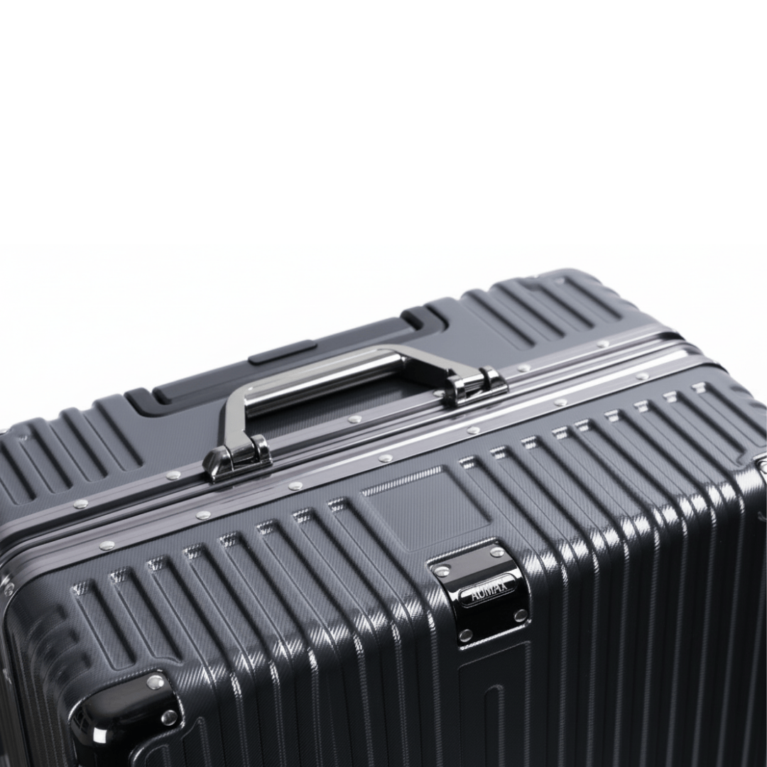 VALIJA ALLUMIA GREY / GUNMETAL MEDIANA 24" ABS+PC-4024G TSA AU-MAX