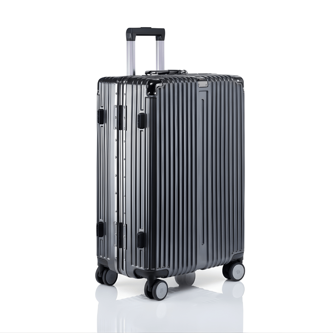 VALIJA ALLUMIA GREY / GUNMETAL MEDIANA 24" ABS+PC-4024G TSA AU-MAX