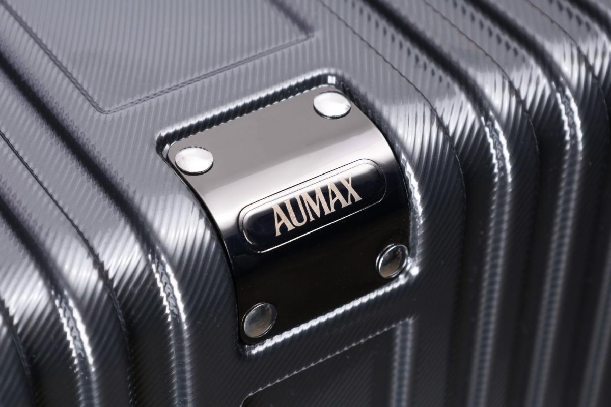 VALIJA ALLUMIA GREY / GUNMETAL MEDIANA 24" ABS+PC-4024G TSA AU-MAX