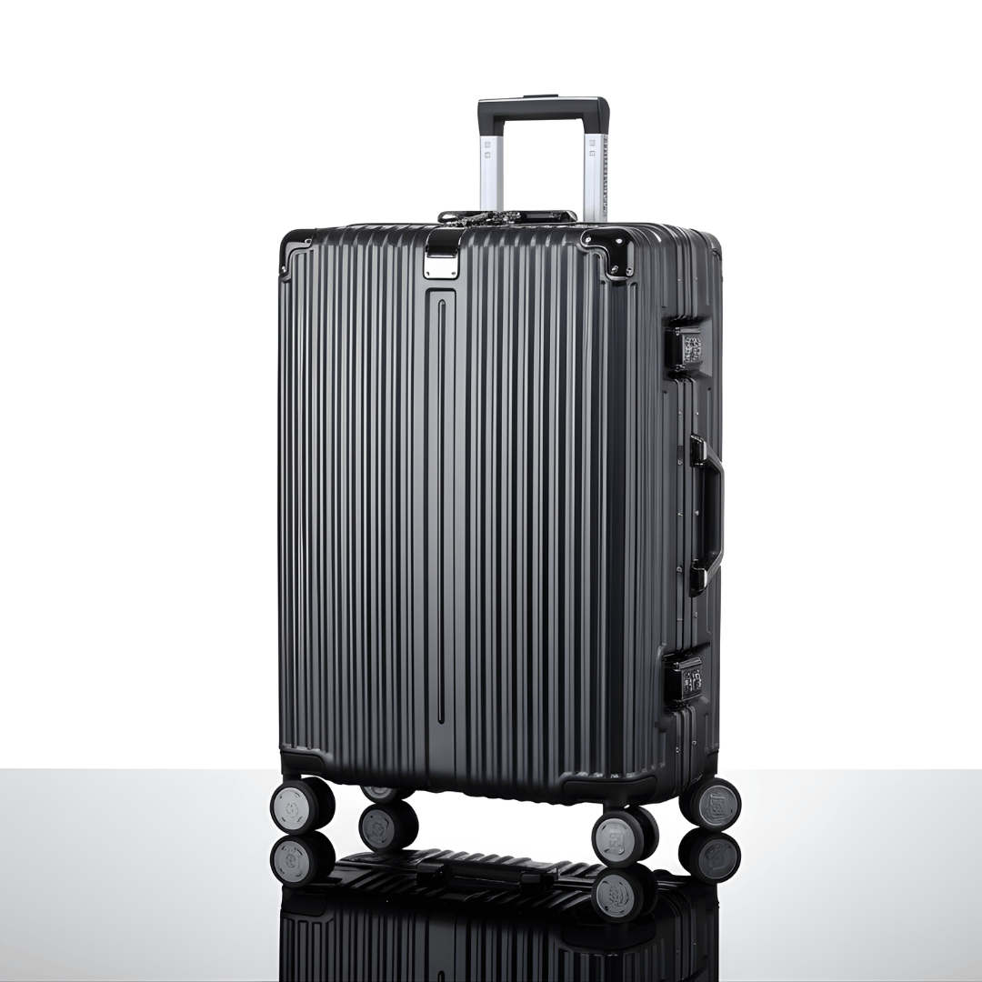 VALIJA ALLUMIA GREY / GUNMETAL MEDIANA 24" ABS+PC-4024G TSA AU-MAX