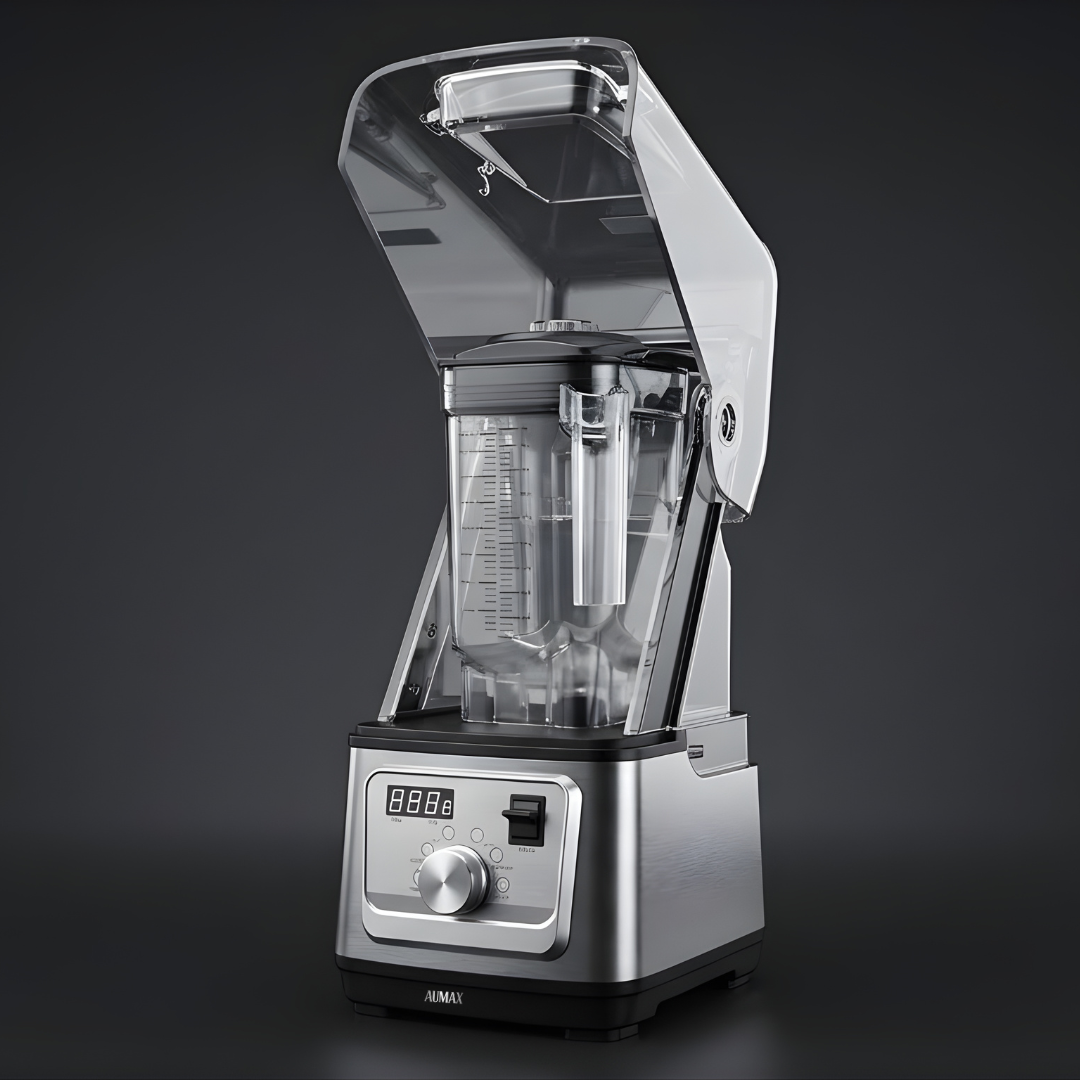 Licuadora Profesional TITANIO Silver INSONORIZADA 1600 WATTS AU-MAX