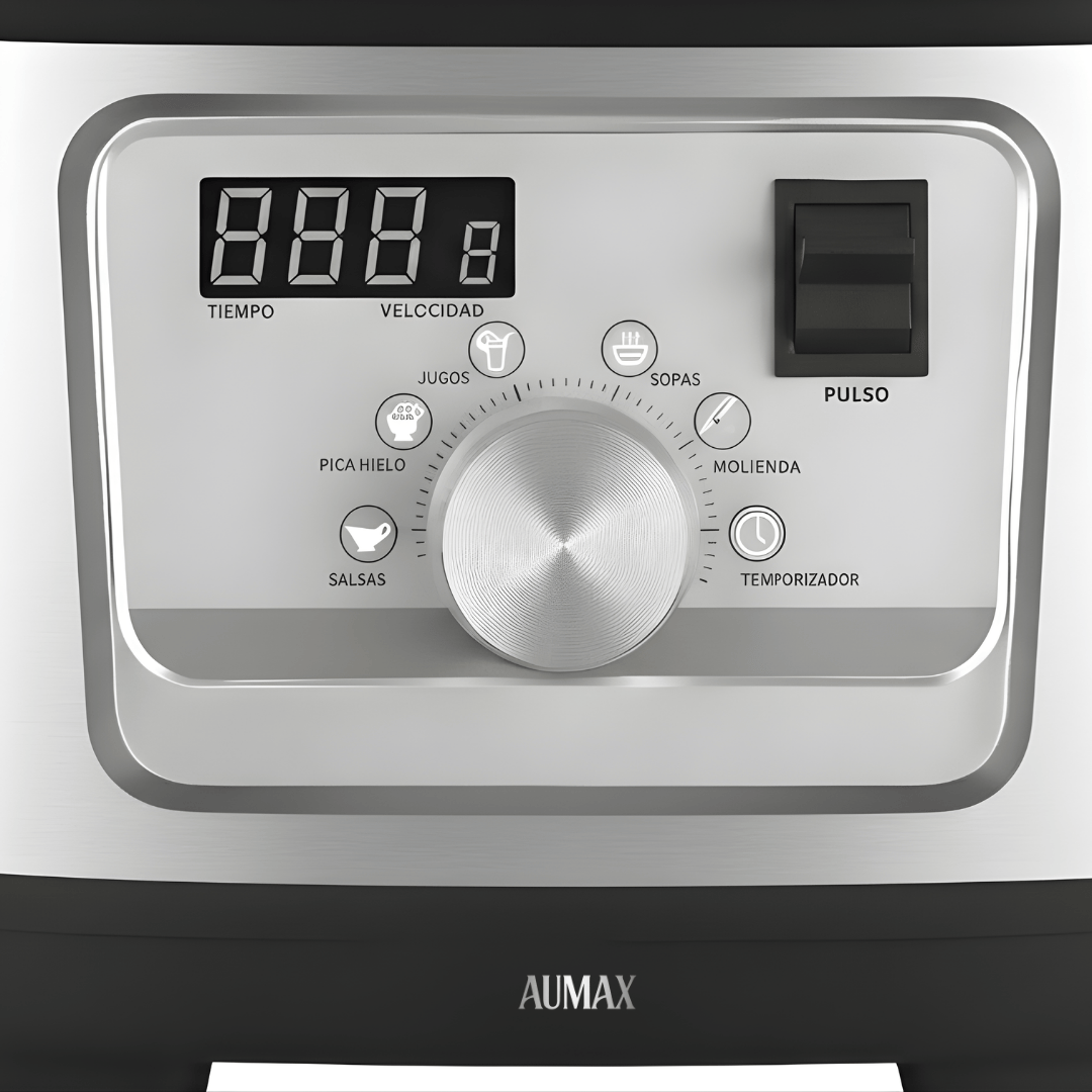 Licuadora Profesional TITANIO Silver INSONORIZADA 1600 WATTS AU-MAX