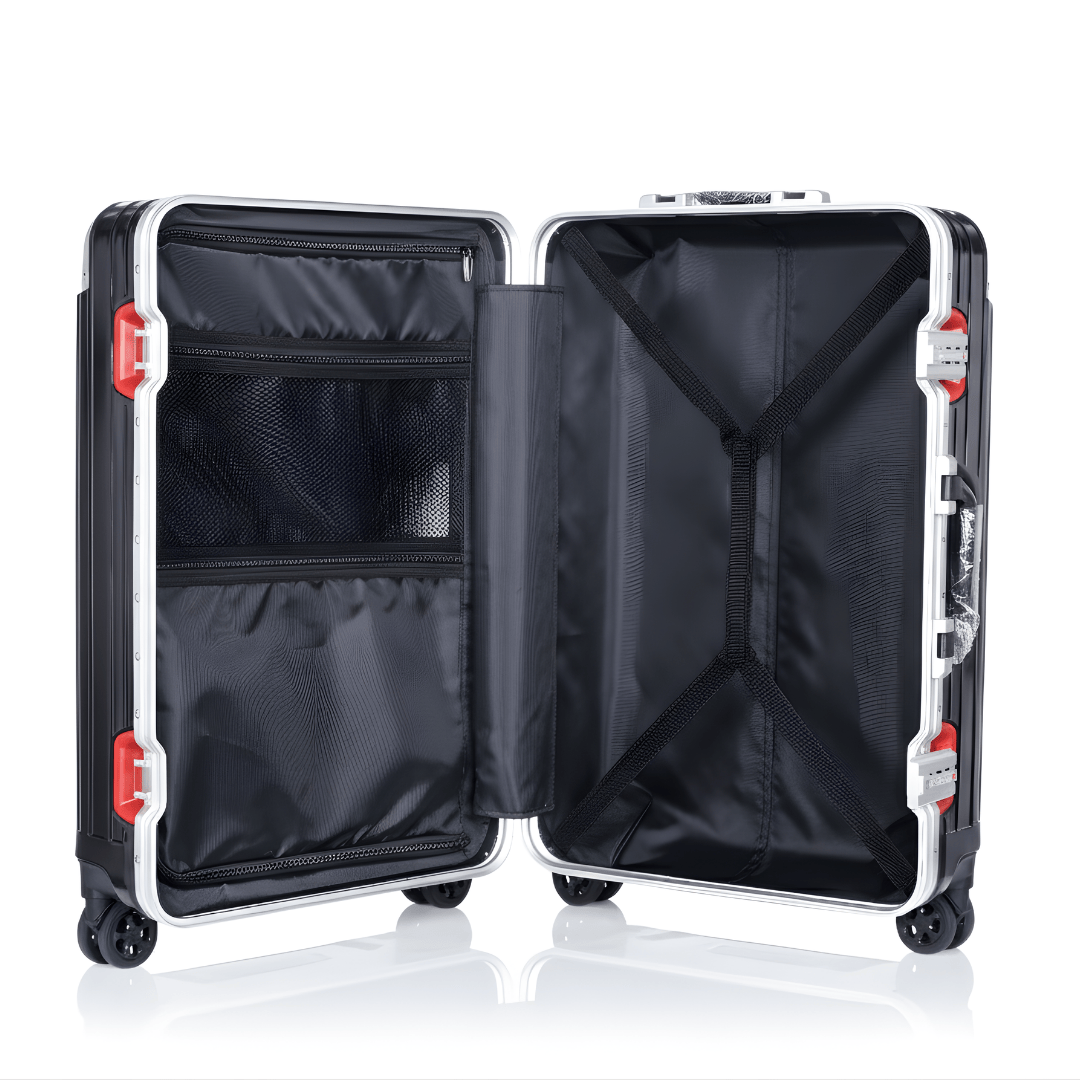 VALIJA MAGNA BLACK / RED EDITION GRANDE 28" TSA AU-MAX