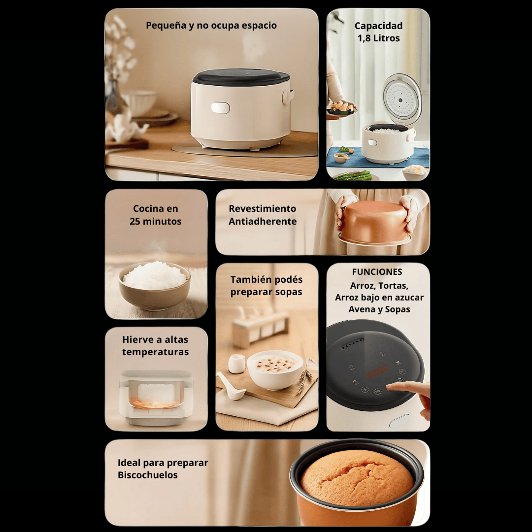 OLLA ARROCERA DIGITAL RICEPRO JWS-777AB 1.8 LITROS AU-MAX