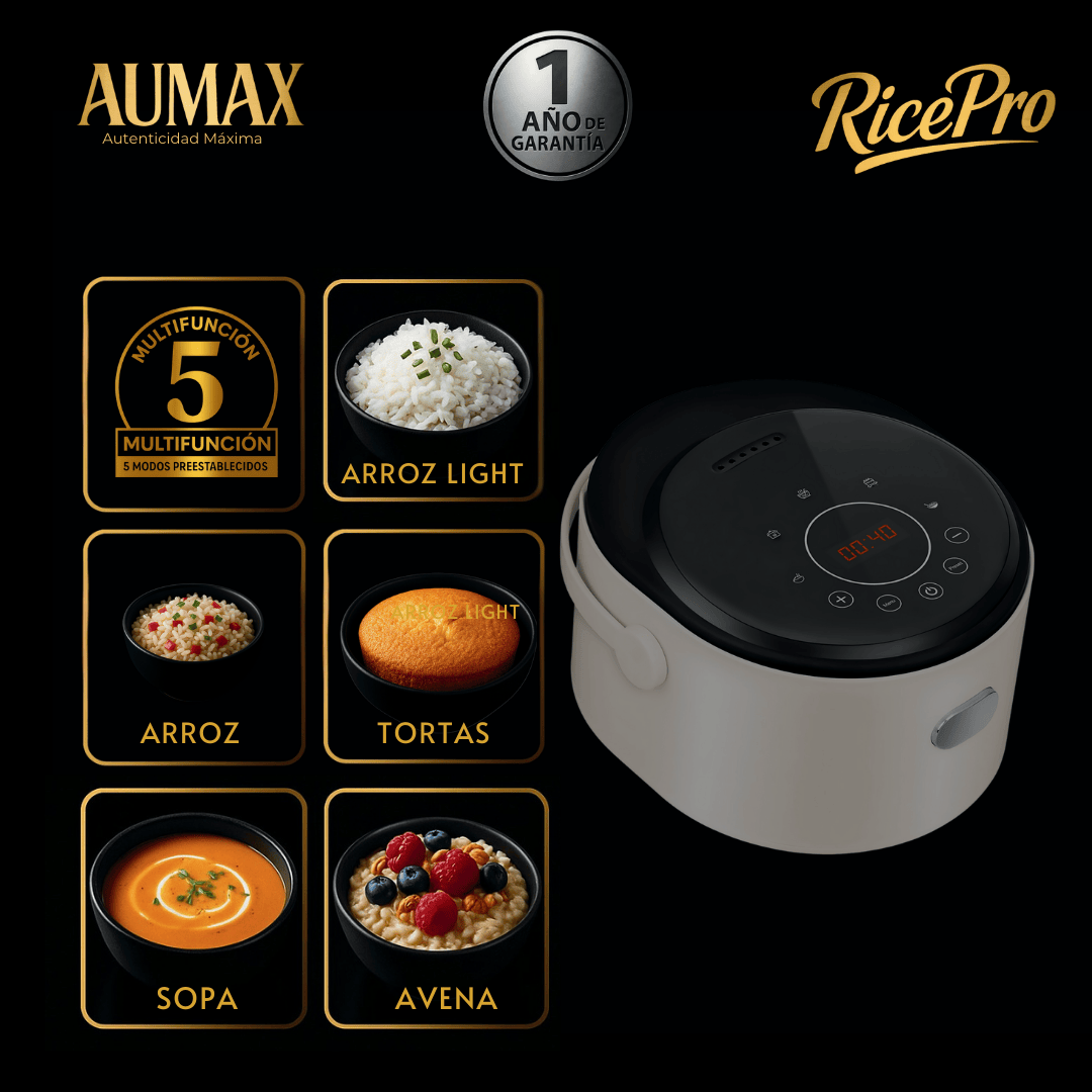 OLLA ARROCERA DIGITAL RICEPRO JWS-777AB 1.8 LITROS AU-MAX