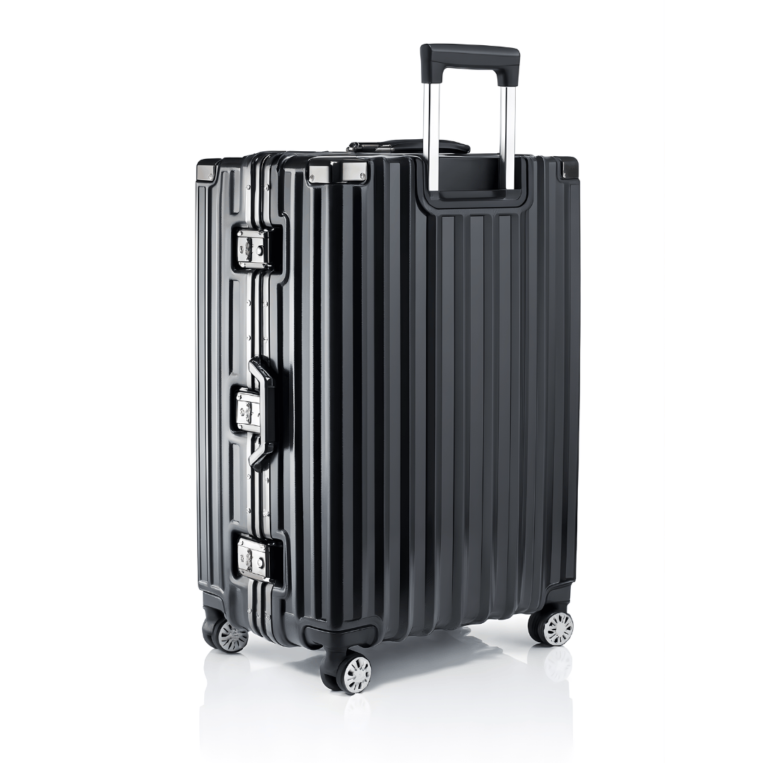 VALIJA LUXOR BLACK / GUNMETAL GRANDE 28" ABS+PC-4013G TSA AU-MAX