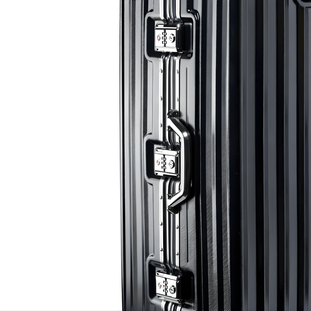 VALIJA LUXOR BLACK / GUNMETAL GRANDE 28" ABS+PC-4013G TSA AU-MAX