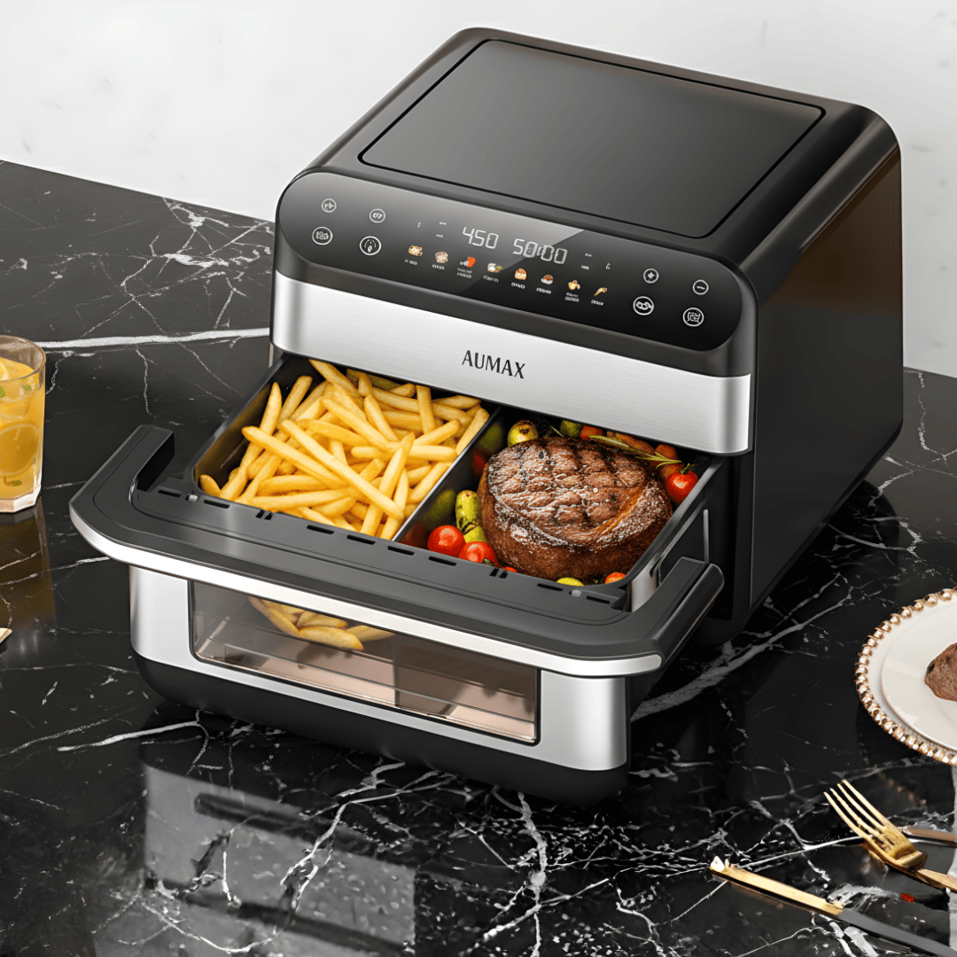 FREIDORA DUALCHEF RA922DSV DIGITAL 10 LITROS AU-MAX