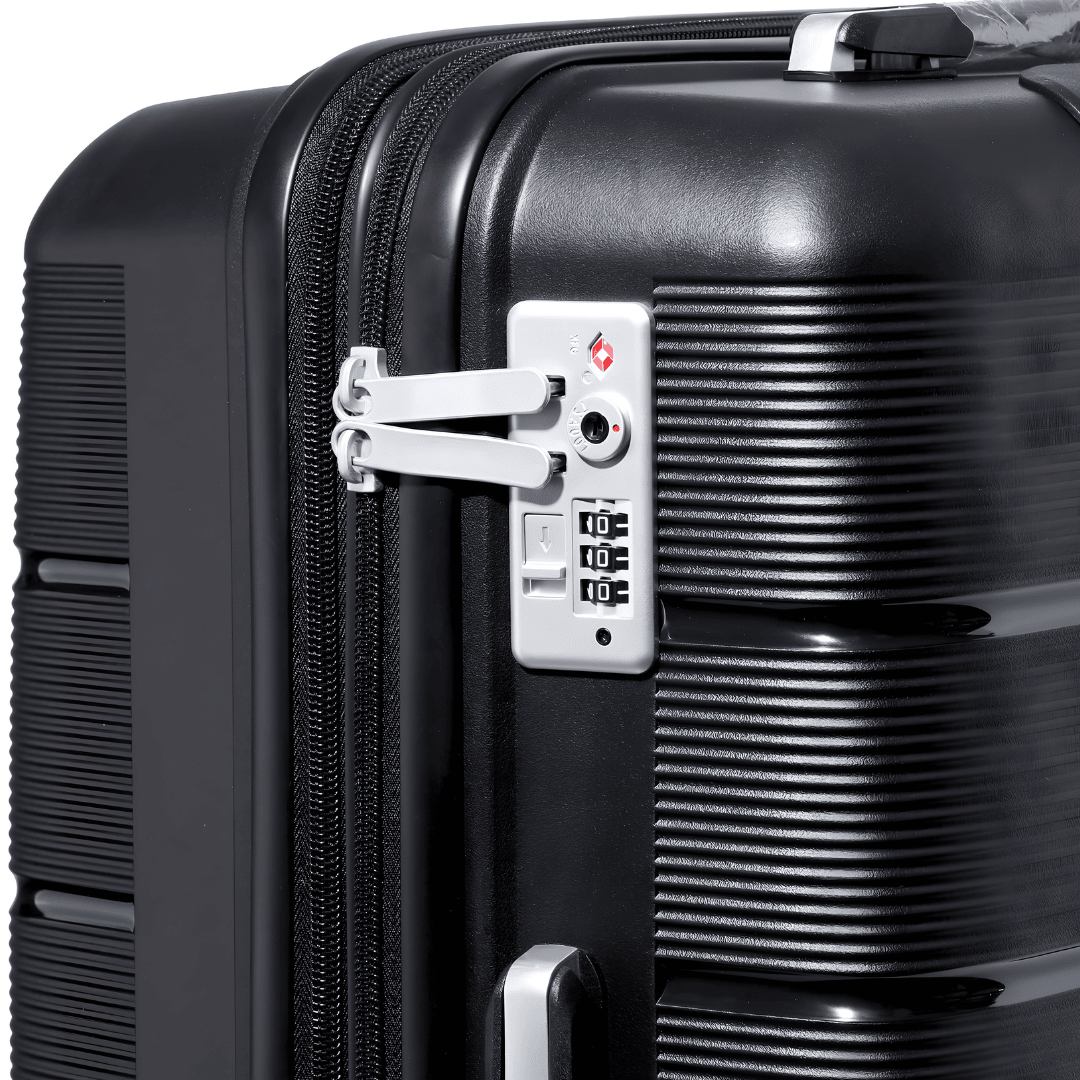 VALIJA ELEGANCE BLACK GRANDE 28" PP-3031G TSA AU-MAX