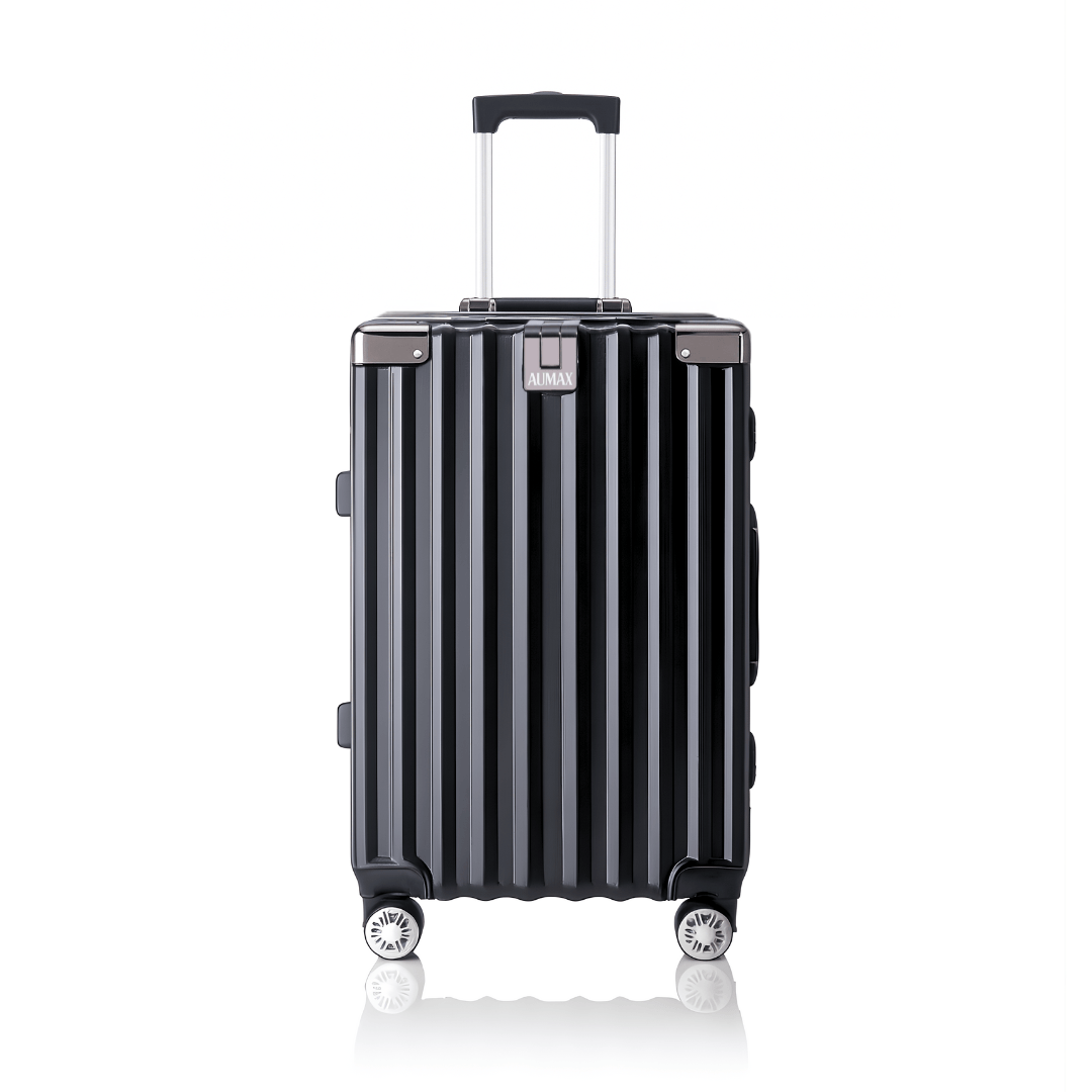 VALIJA LUXOR BLACK / GUNMETAL MEDIANA 24" TSA AU-MAX