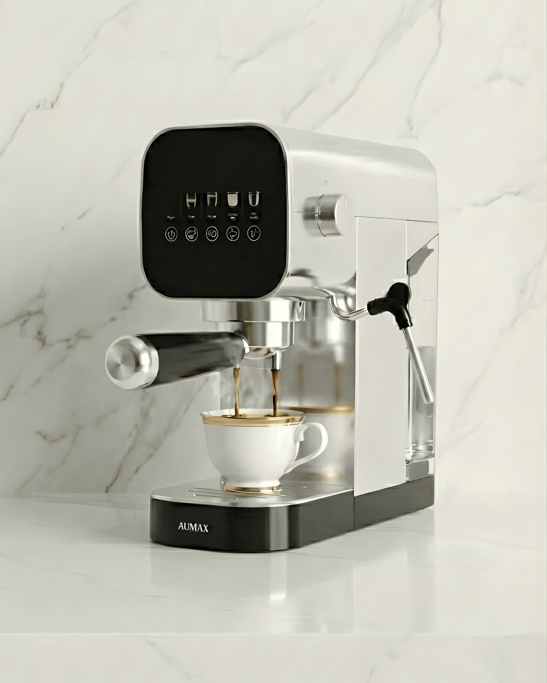 CAFETERA EXPRESS MILANO 20 BARES 2 EN 1 CAFÉ MOLIDO Y CÁPSULAS AU-MAX