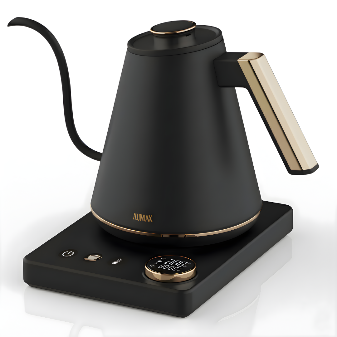 Pava electrica  Digital Atila Negro Dorado 1 Litro Au-max