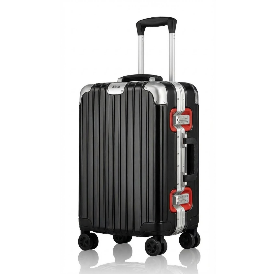 VALIJA MAGNA BLACK / RED EDITION CARRY ON 20"  TSA AU-MAX