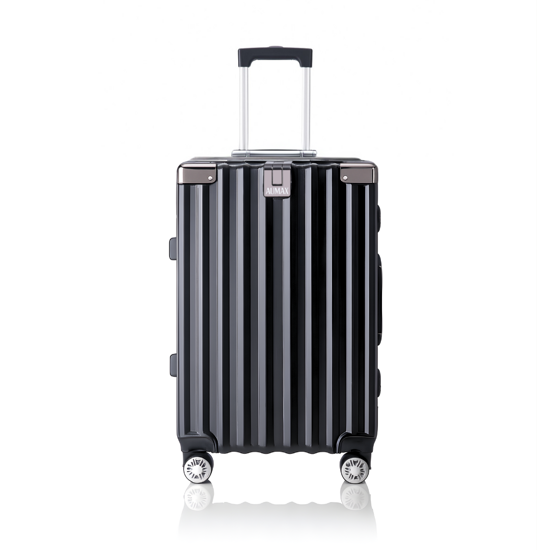 VALIJA LUXOR BLACK / SILVER MEDIANA 24" ABS+PC-4013G TSA AU-MAX