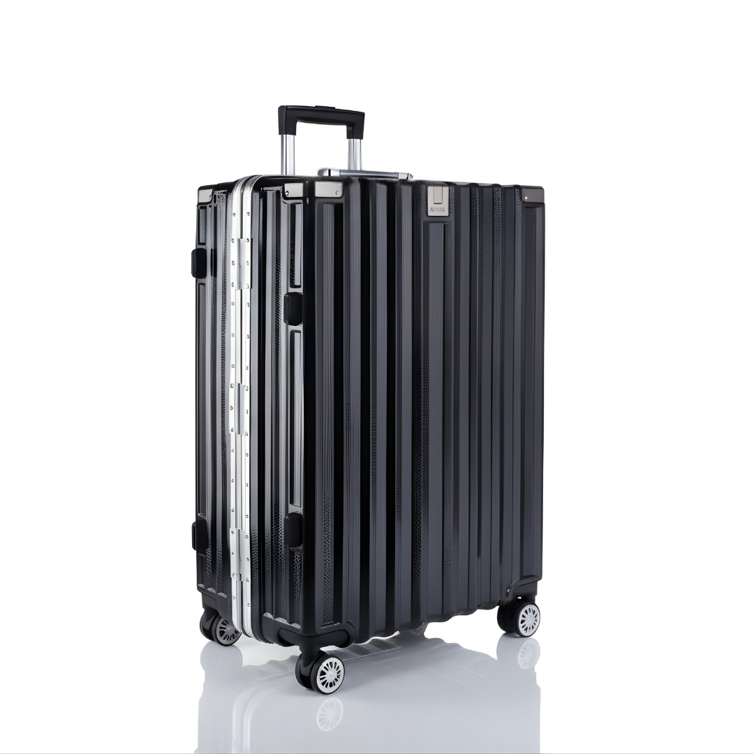 VALIJA LUXOR BLACK / SILVER MEDIANA 24" ABS+PC-4013G TSA AU-MAX