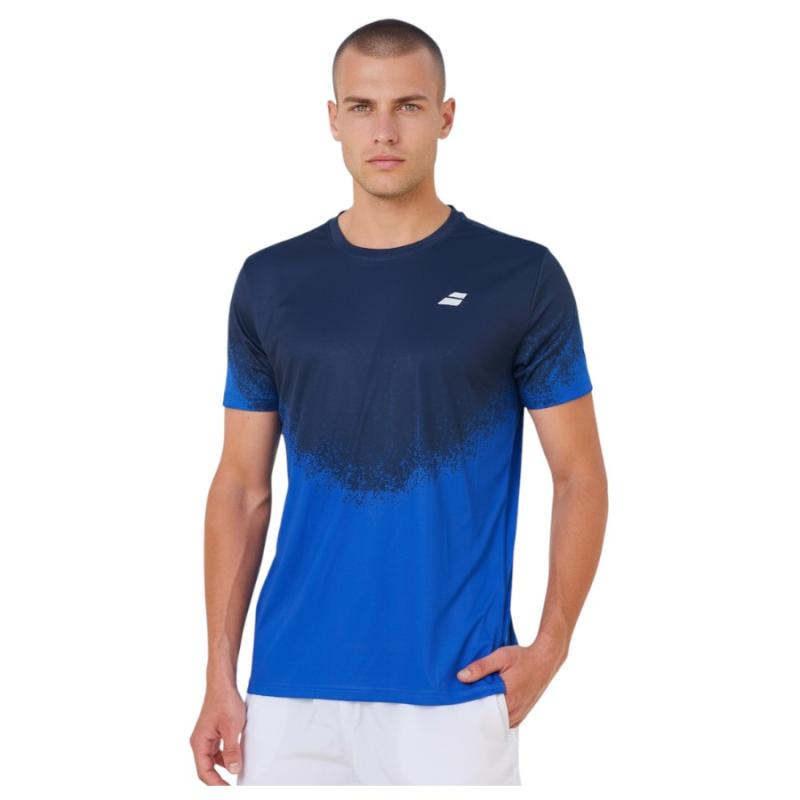Remera Babolat Reflex Azul marino caballero