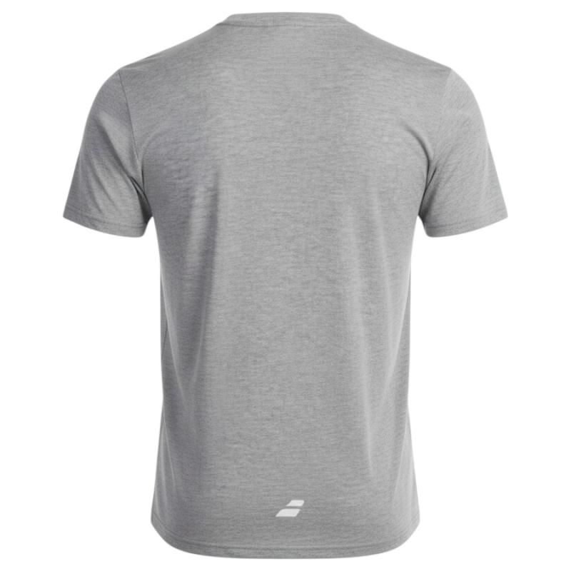 Remera Babolat Air Gris melange caballero