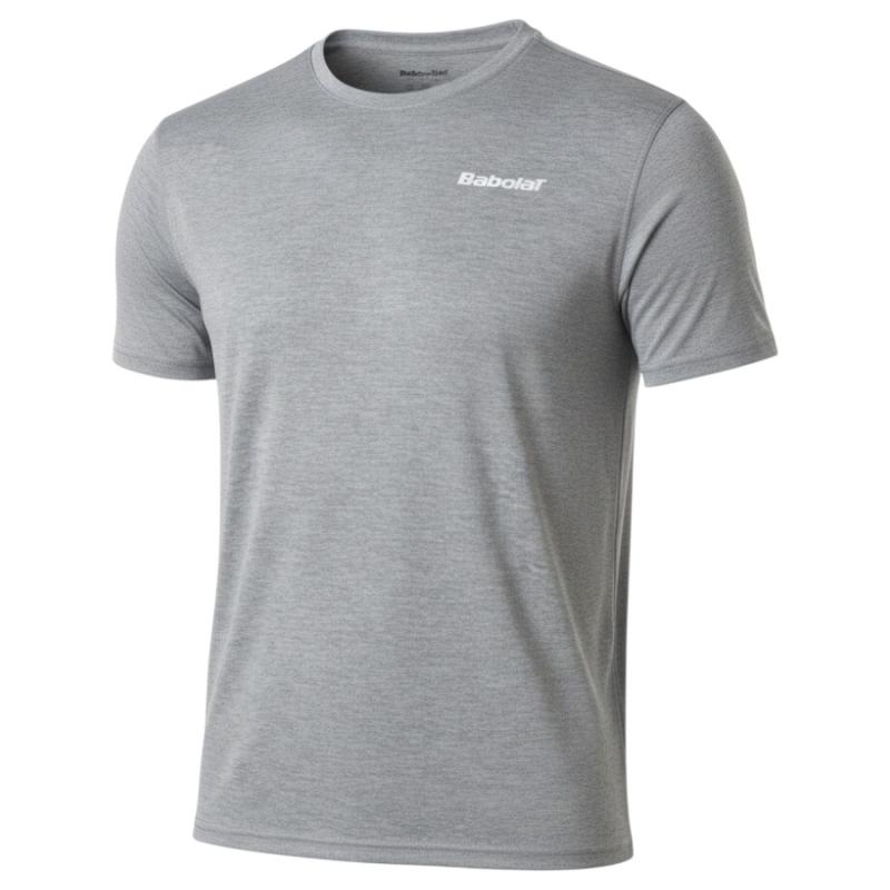Remera Babolat Air Gris melange caballero