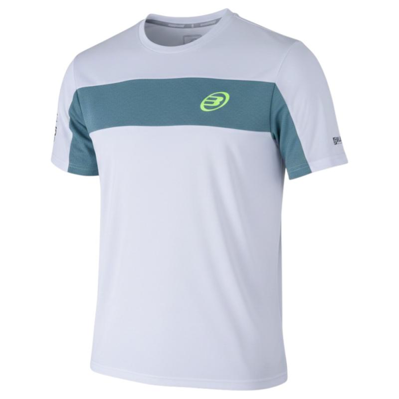 Remera Bullpadel Libio Blanco caballero