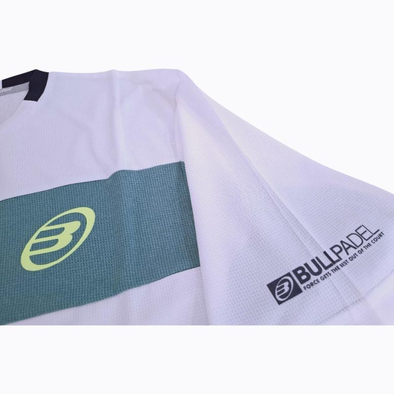 Remera Bullpadel Libio Blanco caballero