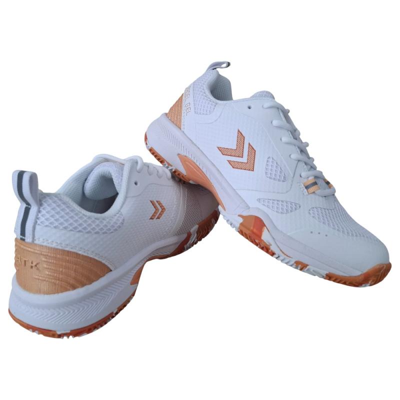 Zapatilla Atomik Padel Legend Blanco/Salmon dama