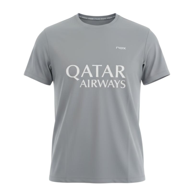 Remera Nox Sponsors AT10 Gris - Agustín Tapia