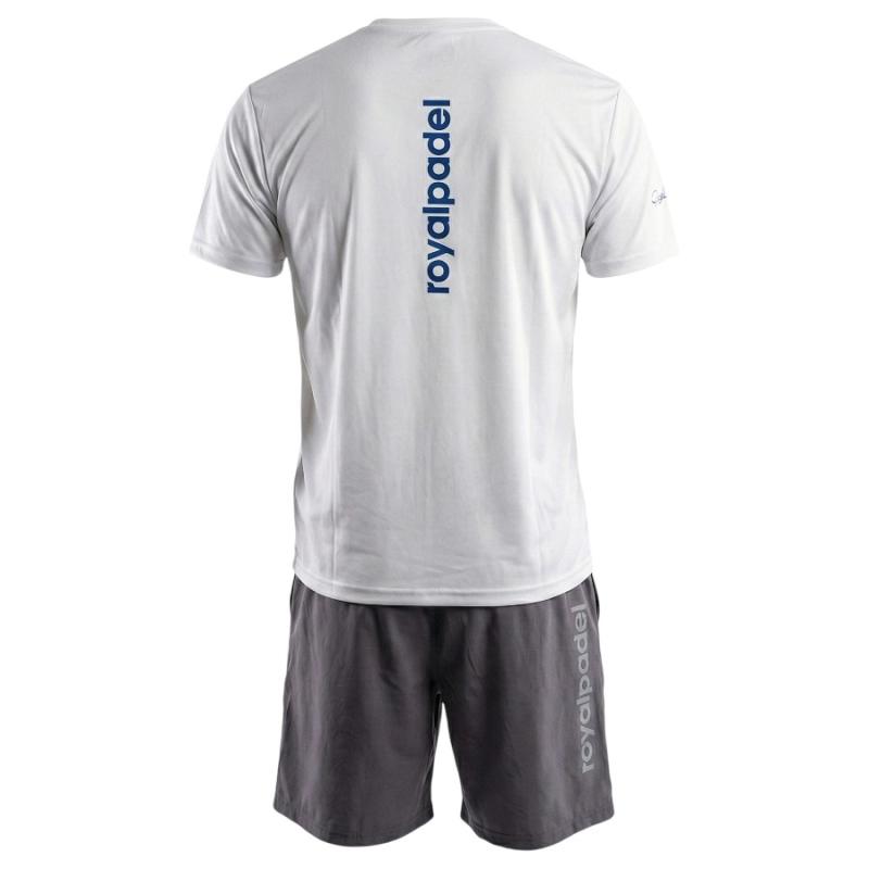 Conjunto Royal Premier Santiago blanco/gris caballero