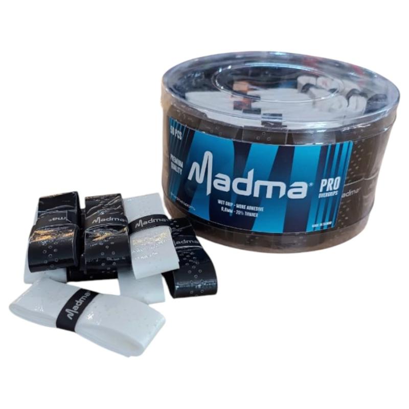 Cubregrip Madma Pro perforado Blanco/Negro caram. x 50 u.