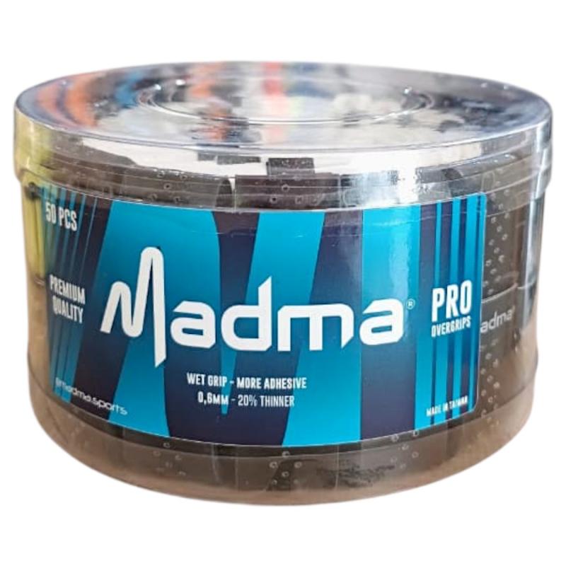 Cubregrip Madma Pro perforado Blanco/Negro caram. x 50 u.