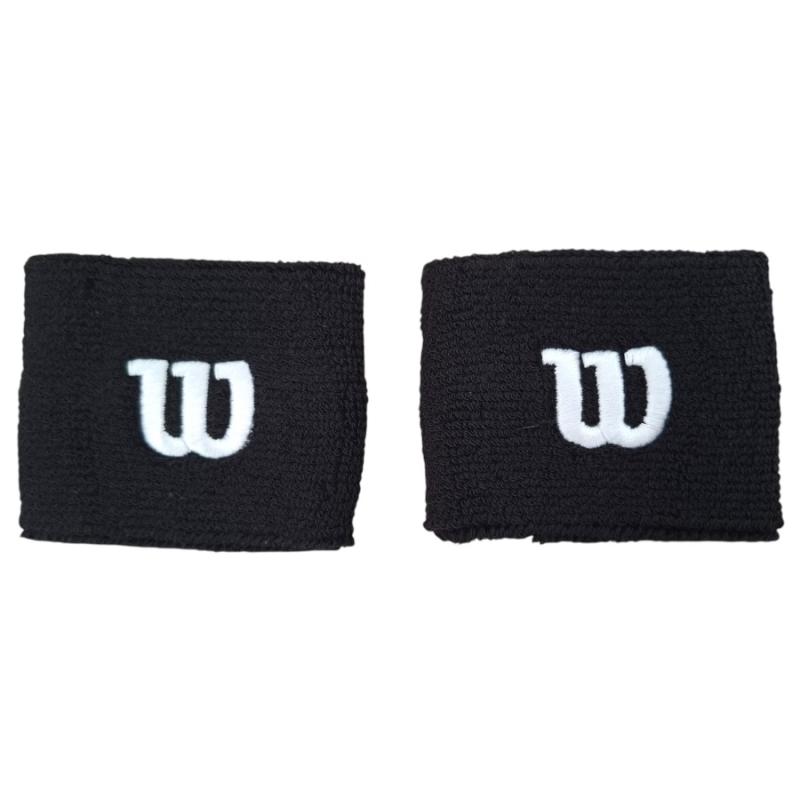 Muñequeras Wilson cortas pack x 2 unidades
