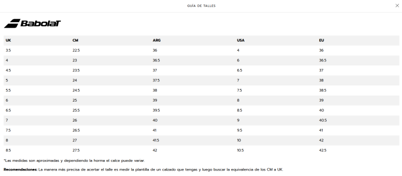 Zapatilla Babolat Padel Sensa Mujer