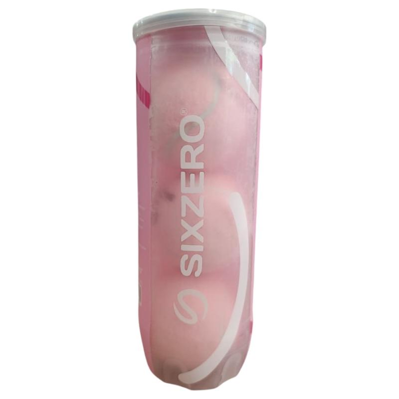 Pelota Sixzero Pink tubo x 3 unidades