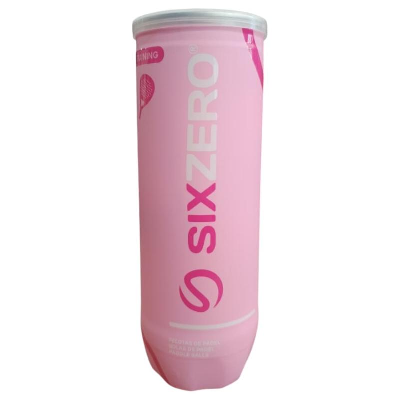 Pelota Sixzero Pink tubo x 3 unidades