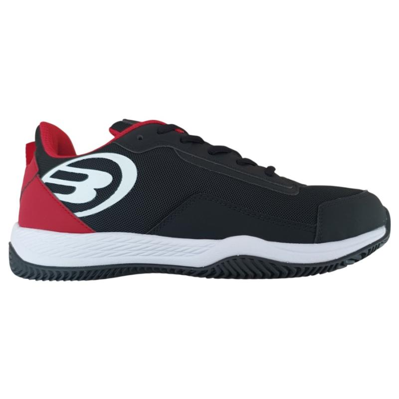 Zapatilla Bullpadel Bowi 25V Negro/Rojo