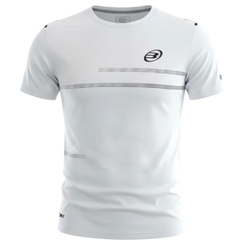 Remera Bullpadel Montuno Blanco caballero