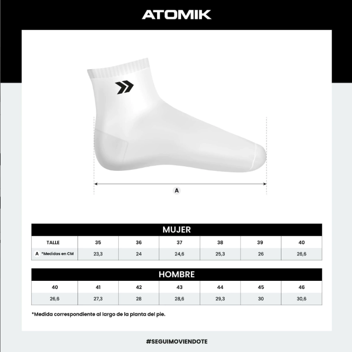 Zapatilla Atomik Padel Legend negro