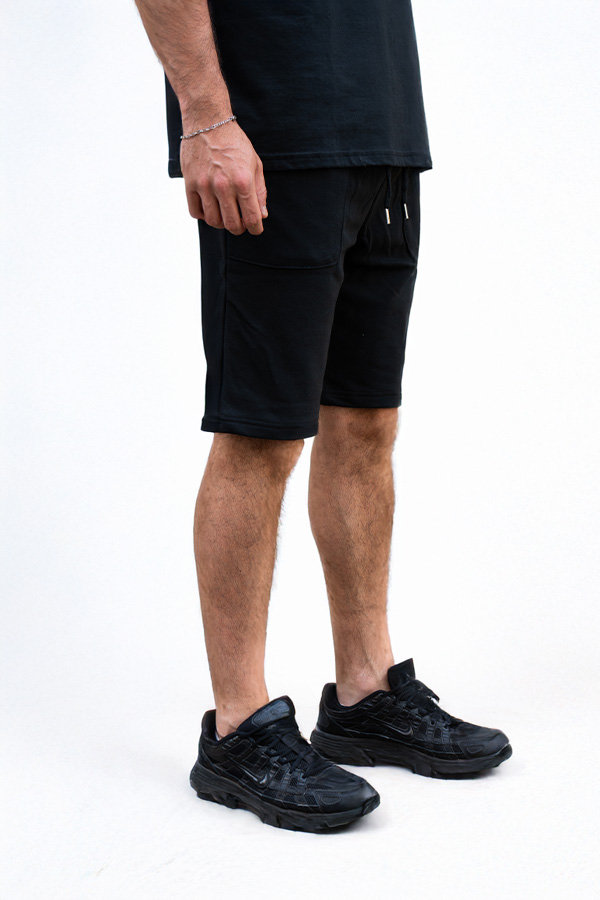 Bermuda Algodón Short Negro
