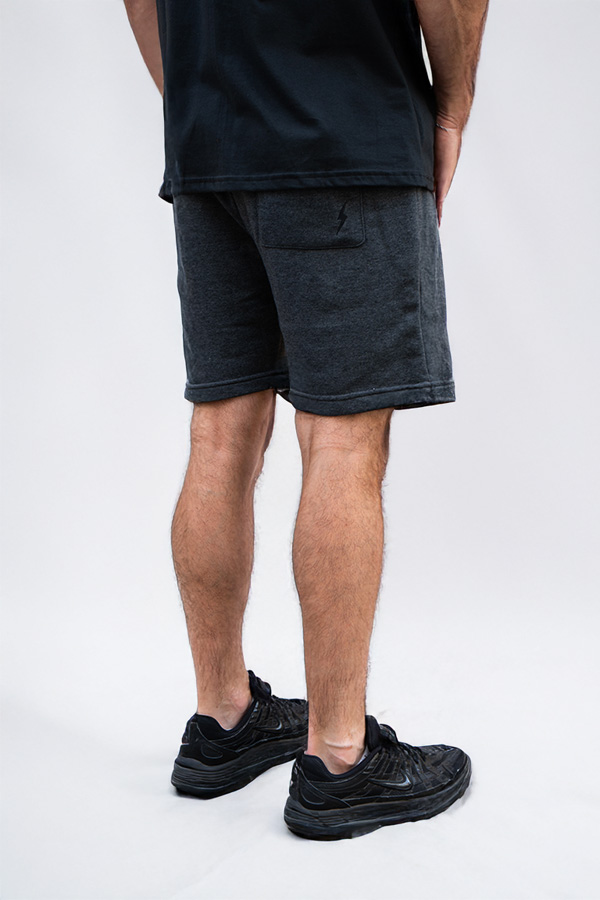 Bermuda Short Gris Oscuro Algodón