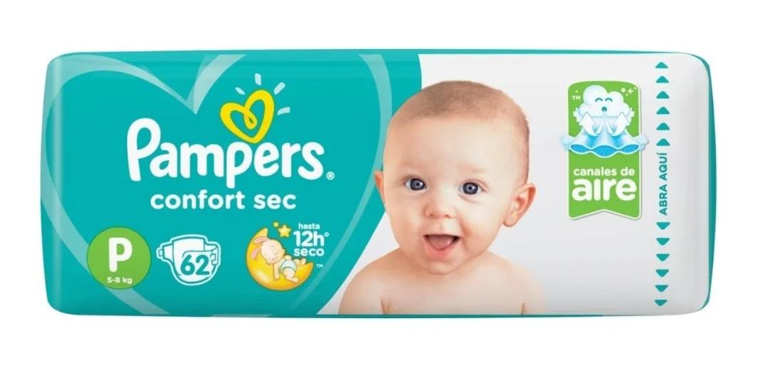 PAMPERS CONFORT SEC PODS P (x62)