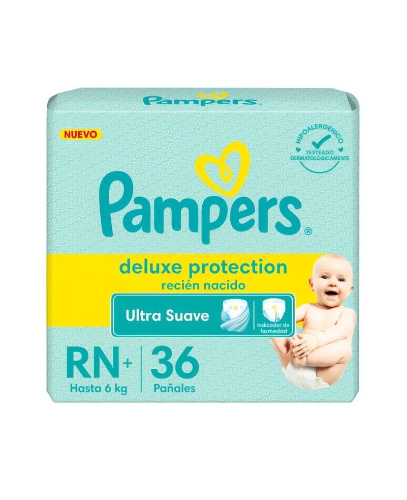 PAÑALES PAMPERS DELUXE PROTECTION RN+ X36U