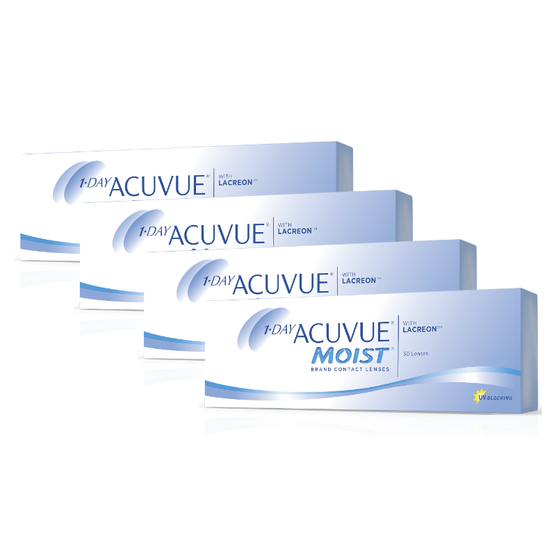 SET 4 CAJAS ACUVUE ONE DAY MOIST