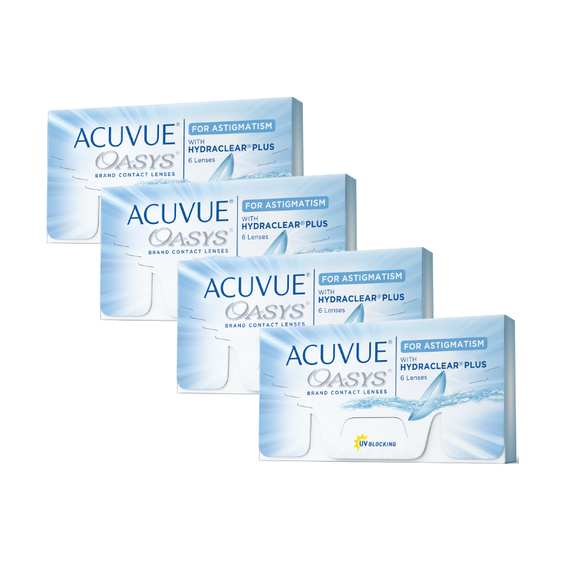 SET 4 CAJAS ACUVUE OASYS PARA ASTIGMATISMO